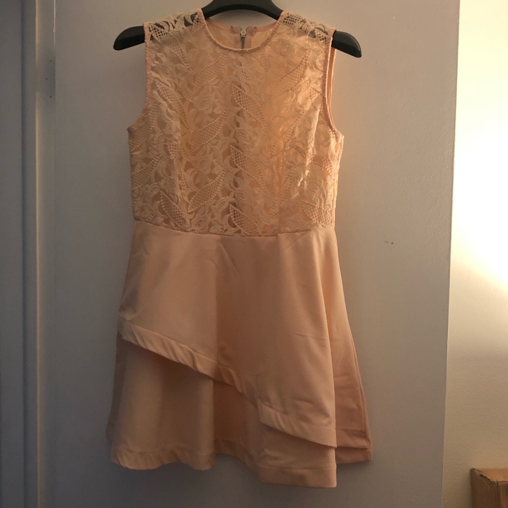 Peach Lace dress